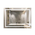 Зеркало Qtap Mideya 800х600 (DC-F904) з LED-підсвіткою та антизапотіванням QT2078F904W, фото  | SNABZHENIE.com.ua