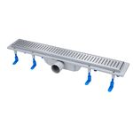 Трап Qtap Dry FB304-600 с сухим затвором и решеткой 600х73, фото  | SNABZHENIE.com.ua