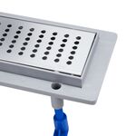 Трап Qtap Dry FB304-600 с сухим затвором и решеткой 600х73, фото , изображение 3 | SNABZHENIE.com.ua