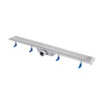 Трап Qtap Dry FB304-900 лінійний з сухим затвором і нержавіючою решіткою 900х73, фото  | SNABZHENIE.com.ua