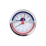 Термоманометр SD Plus 80 мм 1/2", заднее подключение SD17310B, фото  | SNABZHENIE.com.ua