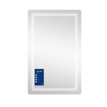 Зеркало Qtap Mideya 500х800 (DC-F911) з LED-підсвіткою та антизапотіванням QT2078F911W, фото , зображення 3 | SNABZHENIE.com.ua