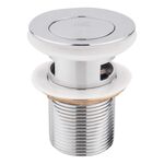 Донний клапан для раковини Lidz (CRM) 47 00 004 00 з переливом, фото  | SNABZHENIE.com.ua