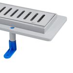 Трап Qtap Dry FA304-800 лінійний з сухим затвором і нержавіючою решіткою 800х73, фото , зображення 3 | SNABZHENIE.com.ua