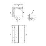 Душевая кабина Qtap CAPRICORN CRM1011SC6 100x100 см, стекло 6 мм, фото , изображение 2 | SNABZHENIE.com.ua