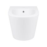 Біде підвісне Qtap Swan 520х360х320 Біле QT16555378W, фото , зображення 3 | SNABZHENIE.com.ua