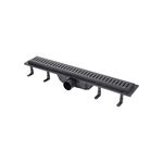 Трап Qtap Dry FF304-600MBLA с сухим затвором, нерж. решетка 600х73, фото  | SNABZHENIE.com.ua