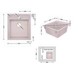 Мойка кухонная Lidz 460х515/200 COL-06 (LIDZCOL06460515200), фото , изображение 2 | SNABZHENIE.com.ua