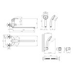 Змішувач для ванни Lidz (CRM) Mars 81 005-1 New, фото , зображення 2 | SNABZHENIE.com.ua