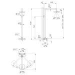 Душова система Lidz (NKS) 12 32 1010, фото , зображення 2 | SNABZHENIE.com.ua