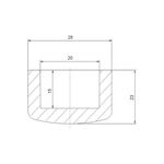 Заглушка PPR Blue Ocean "Белый" 20, фото , зображення 2 | SNABZHENIE.com.ua