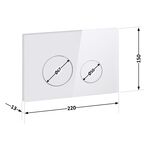 Панель змиву для унітаза Qtap Nest QT0111M11110W, фото , зображення 2 | SNABZHENIE.com.ua