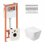 Набор Qtap 3 в 1 Nest QT0133M425 с унитазом Crow QT05335170W, фото  | SNABZHENIE.com.ua