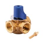 Клапан трехходовой SD Forte 1" 1/2 ВР ручной SF363W40, фото , изображение 2 | SNABZHENIE.com.ua