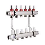 Колектор з витратомірами SD Plus, 1, 6 виходів, фото , зображення 3 | SNABZHENIE.com.ua