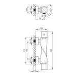Змішувач термостатичний для душу Zkrouceny 40T105C, фото , зображення 2 | SNABZHENIE.com.ua