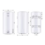 Электрический водонагреватель Thermo Alliance 80 л SLIM, вертикальный, 1,5 кВт, фото , изображение 2 | SNABZHENIE.com.ua