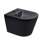 Біде підвісне Qtap Scorpio 515x360x345 Матове чорне QT1455053FMB, фото  | SNABZHENIE.com.ua