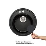 Кухонная мойка Lidz D510/200 BLM-14, фото , изображение 3 | SNABZHENIE.com.ua