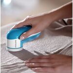 Машинка для видалення катишків Philips, 8800 обертів на хв, велика площа лез, 2хАА у комплекті, блакитний, фото , изображение 3 | SNABZHENIE.com.ua