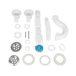 Сифон для ванны Lidz WHI 60 03 V001 00 прямоточный, выход 50 мм, фото , изображение 3 | SNABZHENIE.com.ua