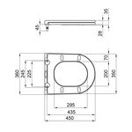 Сиденье для унитаза Qtap Slim с микролифтом QT99HXU09W, фото , изображение 2 | SNABZHENIE.com.ua