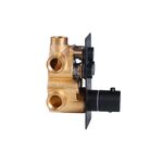 Змішувач термостатичний прихованого монтажу для душу Qtap Votice 6443T105NKB на три споживача, фото , зображення 3 | SNABZHENIE.com.ua