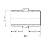 Ниппель SD Plus 1/2" НР SD4071515, фото , зображення 2 | SNABZHENIE.com.ua