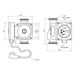 Насос циркуляционный Thermo Alliance LPSA 25/40/130, фото , изображение 2 | SNABZHENIE.com.ua