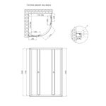 Душевая кабина Lidz Latwa SC80x80, стекло Frost 4 мм, без поддона, фото , изображение 2 | SNABZHENIE.com.ua