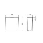 Бачок для унітаза Qtap Presto QT24221217AW2 Білий, фото , зображення 2 | SNABZHENIE.com.ua