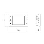 Недельний програмований термостат Thermo Alliance ТА-2701WiFi сенсорний з WiFi, фото , зображення 2 | SNABZHENIE.com.ua
