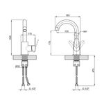Змішувач для кухні Lidz Vida 03U-SFS, фото , зображення 2 | SNABZHENIE.com.ua