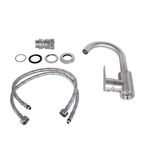 Змішувач для кухні Lidz Vida 03U-SFS, фото , зображення 3 | SNABZHENIE.com.ua