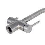 Змішувач для кухні Lidz Aria 24F-SFS, F-образний з підключенням фільтрованої води (k35), фото , зображення 3 | SNABZHENIE.com.ua