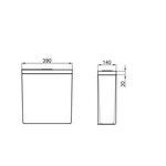 Qtap Robin бачок унитаза (совместим з Scorpio, Tern, Robin, Virgo) нижній підвод, (без чаші і сидіння) 3/7.15L 365X145X420mm БІЛИЙ, фото , зображення 2 | SNABZHENIE.com.ua