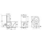 Qtap Jay чаша унитаза напольна TORNADO, гор. випуск, нижній підвод, без сидіння 680*370*815mm БІЛА, фото , зображення 2 | SNABZHENIE.com.ua