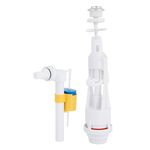 Lidz LT05 Комплект арматура с клапаном боковой подачи 1/2, хром кнопка, фото  | SNABZHENIE.com.ua