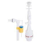 Lidz LT05 Комплект арматура с клапаном боковой подачи 1/2, хром кнопка, фото , зображення 3 | SNABZHENIE.com.ua