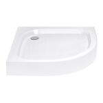 Душевой поддон Lidz KAPIELKA ST 90x90x16, низкий, полукруглый, фото  | SNABZHENIE.com.ua