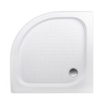 Душевой поддон Lidz KAPIELKA ST 90x90x16, низкий, полукруглый, фото , изображение 3 | SNABZHENIE.com.ua