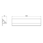 Набір декоративних планок для піддона і ванни (2x1м) + 2 ковпачки Qtap WCS021, фото , зображення 2 | SNABZHENIE.com.ua