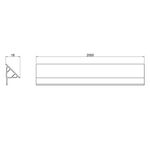 Набір декоративних планок для піддона і ванни (2x2м) + 2 ковпачки Qtap WCS022, фото , зображення 2 | SNABZHENIE.com.ua