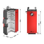 Котел твердопаливний сталевий Thermo Alliance Vulcan Plus V 4.0 VPSFW 80, фото , зображення 2 | SNABZHENIE.com.ua