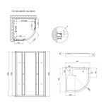 Душевая кабина Lidz Latwa SC90x90, стекло 4 мм + поддон KAPIELKA ST90x90, фото , изображение 2 | SNABZHENIE.com.ua