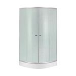 Душевая кабина Lidz Latwa SC80x80.SAT.LOW.FR + поддон KAPIELKA 80x80x15, фото  | SNABZHENIE.com.ua