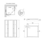 Душевая кабина Lidz Wawel SC90x90, стекло Frost 4 мм + поддон KAPIELKA ST90x90, фото , изображение 2 | SNABZHENIE.com.ua