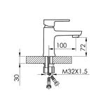 Смеситель Lidz Wawel 001 черный LDWAW001BLA45392, фото , изображение 2 | SNABZHENIE.com.ua
