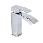 Смеситель для раковины Qtap Swan Cascada хромированный, фото  | SNABZHENIE.com.ua