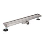 Линейный трап Qtap Taurus Tile900 из нержавеющей стали с сухим затвором, фото  | SNABZHENIE.com.ua